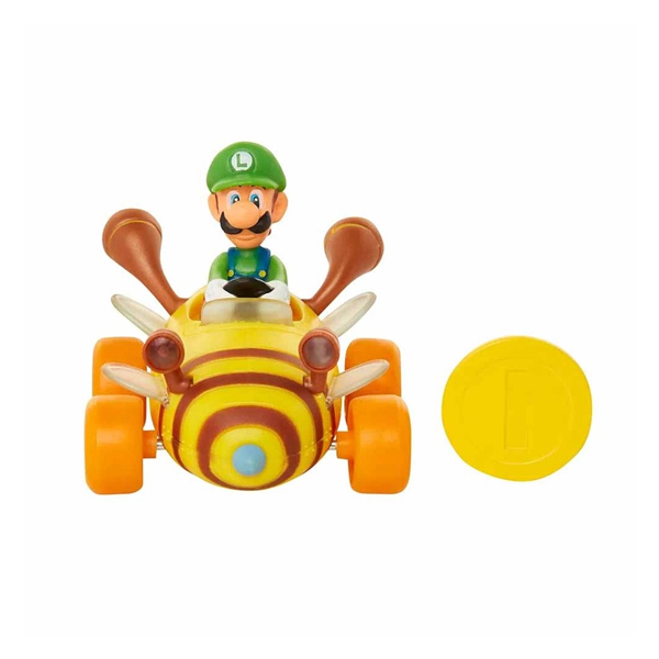 Figuras Mario Kart Super Mario Bros Car Luigi Muñeco Nintend
